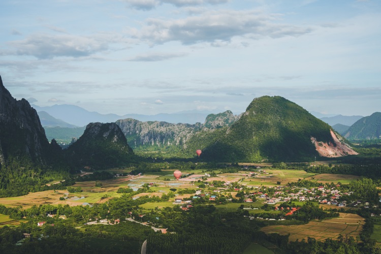 瓦努阿图山海风景