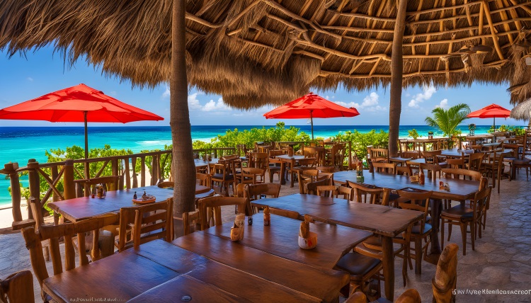 瓦努阿图海边茶吧